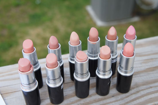 11 Batons Nude da MAC